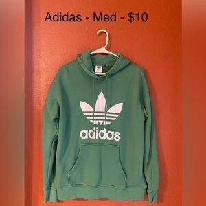 Adidas - Hoodie - Green - Med
